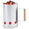 vidaXL Charcoal Grill Chimney Starter Galvanised Steel
