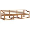 vidaXL Outdoor Sofa Set 3 pcs Natural Solid Acacia Wood