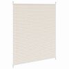vidaXL Plisse Blind 110x100cm Cream