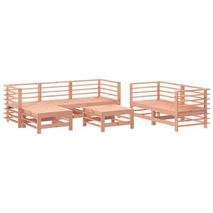 vidaXL 7 Piece Garden Lounge Set Solid Wood Douglas