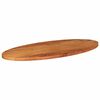vidaXL Table Top 120x50x3.8 cm Oval Solid Wood Acacia