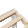 vidaXL Bed Frame without Mattress White 160x200 cm Solid Wood Pine