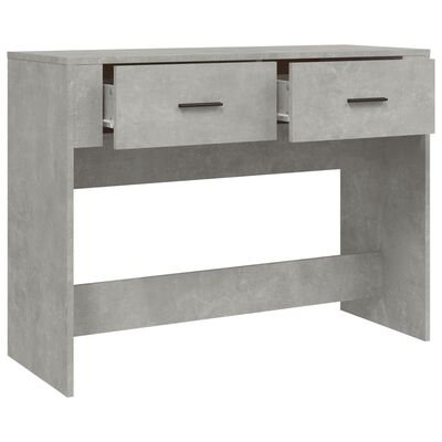 vidaXL Console Table Concrete Grey 100x39x75 cm Engineered Wood