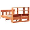 vidaXL Bed Frame without Mattress Wax Brown 120x200 cm Solid Wood Pine