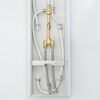 SCH&Uuml;TTE Glass Shower Panel with Thermostatic Mixer LANZAROTE White