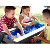 AXI Sand and Water Picnic Table Nick with Umbrella Anthracite and Grey
