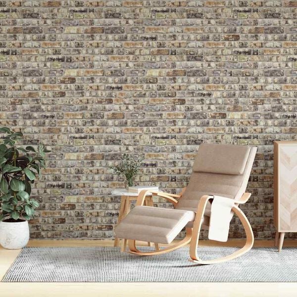 vidaXL 3D Wall Panels with Multicolour Brick Design 10 pcs EPS
