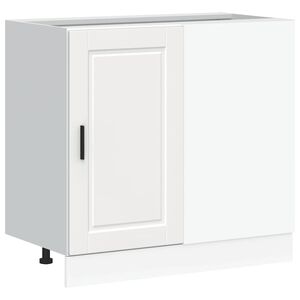 vidaXL Kitchen Base Cabinet Porto White Engineered Wood