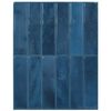 vidaXL Rectangular Tile 50 pcs Blue 29 x 23 x 0.08 cm