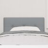 vidaXL Headboard with Headboard Light Grey 90 cm Faux Leather
