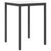 vidaXL Bar Table White 80 x 80 x 105 cm Solid Pine Wood