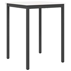 vidaXL Bar Table White 80 x 80 x 105 cm Solid Pine Wood