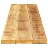 vidaXL Table Top 140x40x2.5 cm Rectangular Solid Wood Rough Mango