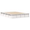 vidaXL Bed Frame White 150 x 200 cm Solid Pine Wood