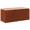 vidaXL Garden Bench 2 -Seater 100 x 40 x 43 cm Rusty Rectangular