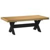 vidaXL Coffee Table NOAIN X-Shaped Legs 120x60x40 cm Solid Wood Pine