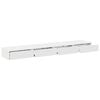vidaXL Bed Drawers White 200 x 36.5 x 16.5 cm Engineered Wood