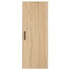 vidaXL Highboard Sonoma Oak 34.5x34x180 cm Engineered Wood