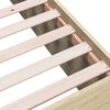 vidaXL Bed Frame without Mattress Sonoma Oak 180x200 cm Super King