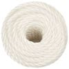 vidaXL Work Rope White 20 mm 100 m Polypropylene