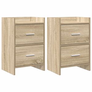 vidaXL Bedside Tables 2 pcs Sonoma Oak 40 x 30 x 60 cm Engineered Wood