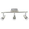 vidaXL Ceiling Spotlight Nickel 36.5 x 10 x 12.5 cm Metal