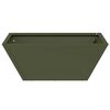 vidaXL Garden Planter 5 pcs Olive Green 40 x 40 x 15 cm