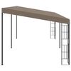 vidaXL Wall-mounted Gazebo 6x3 m Taupe Fabric