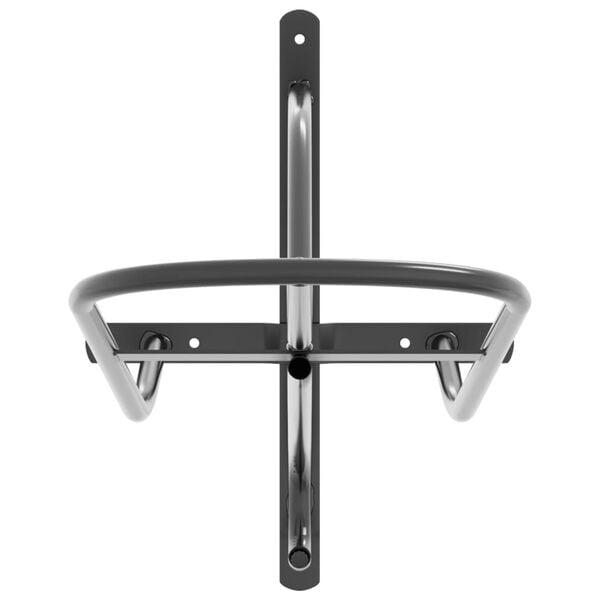 vidaXL Saddle Rack Wall Mounted Black Iron
