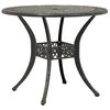 vidaXL 5 Piece Garden Dining Set Bronze Cast Aluminium