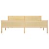 vidaXL Bed Frame without Mattress with 4 Drawers Solid Wood 200x200 cm
