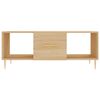 vidaXL Coffee Table Sonoma Oak 102x50x40 cm Engineered Wood