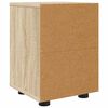 vidaXL Bedside Tables with Drawer 2 pcs Sonoma Oak 30.5 x 30 x 43 cm