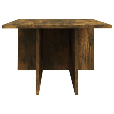 vidaXL Coffee Table Smoked Oak 111.5x50x33 cm Engineered Wood