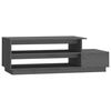 vidaXL Coffee Table Grey 120x50x40.5 cm Solid Wood Pine