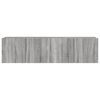 vidaXL TV Cabinets Wall-mounted 2 pcs Grey Sonoma 80x30x41 cm