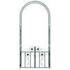 vidaXL Garden Arch with Lock Green 102 x 50 x 218 cm