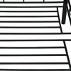 vidaXL Daybed Frame without Mattress Black Metal 90x200cm