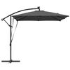 vidaXL Cantilever Banana Parasol Anthracite 249 x 249 x 250 cm