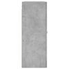 vidaXL Wall Mounted Cabinet Concrete Grey 69.5x34x90 cm