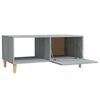 vidaXL Coffee Table Grey Sonoma 89,5x50x40 cm Engineered Wood