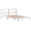 vidaXL Bed Frame without Mattress White 120x200 cm Solid Wood Pine