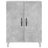 vidaXL Highboard Concrete Grey 69.5x34x180 cm Engineered Wood