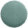 vidaXL Seat Cushions 2 pcs Sea Green Ø 40 x 13 cm Velvet