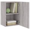 vidaXL TV Wall Cabinets 2 pcs Grey Sonoma 40.5x30x60 cm Engineered Wood