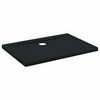 vidaXL Shower Base Tray with Dots 100 x 70 x 4 cm ABS Black