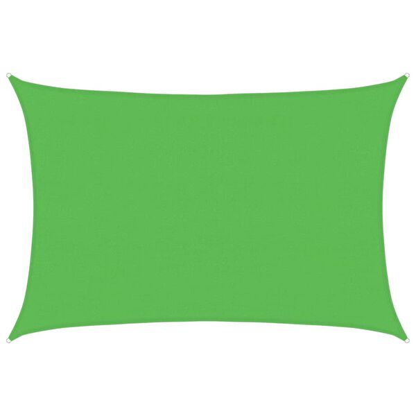 vidaXL Sunshade Sail 160 g/m&sup2; Light Green 4x5 m HDPE