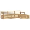 vidaXL Outdoor Sofa Set 5 pcs Solid Acacia Wood