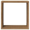 vidaXL Wall Cube Shelves 4 pcs Artisan Oak 30x15x30 cm Engineered Wood