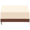 vidaXL 2-Seater Bench Cover Beige 137x97x48/74 cm 600D Oxford